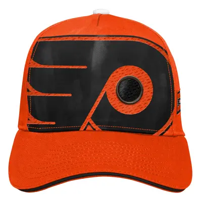 Philadelphia Flyers dětská čepice baseballová kšiltovka Big Face orange