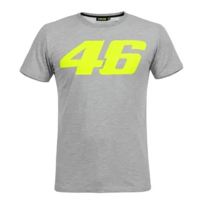 Valentino Rossi pánské tričko grey VR46 yellow Core - XS