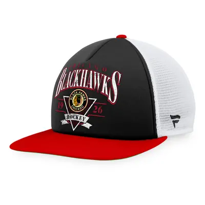 Chicago Blackhawks čepice flat kšiltovka True Classic Foam Front Trucker