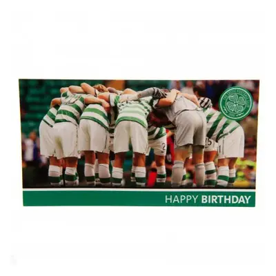 FC Celtic narozeninové přání Birthday Card Huddle