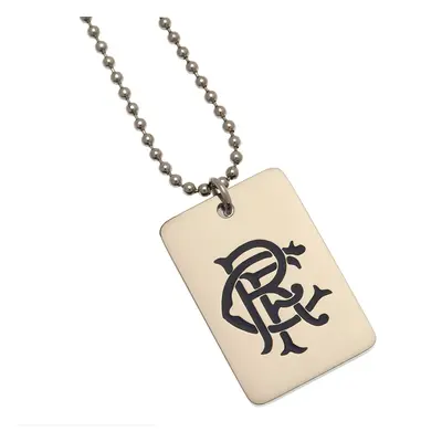 FC Rangers psí známka na krk Enamel Crest Dog Tag & Chain