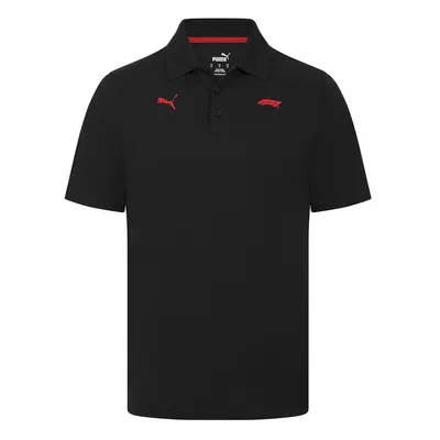 Formule 1 pánské polo tričko Small Logo black 2024