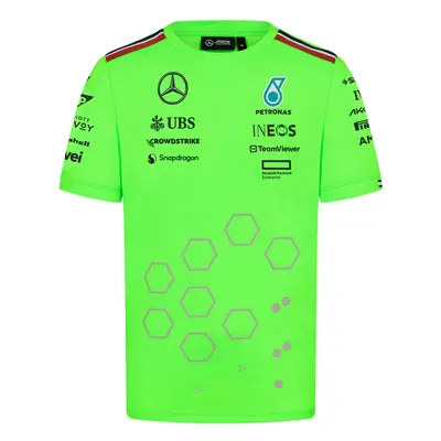 Mercedes AMG Petronas pánské tričko Set Up green F1 Team 2024