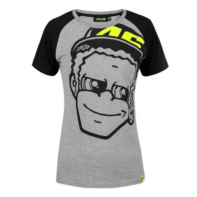 Valentino Rossi dámské tričko VR46 classic grey head - XS