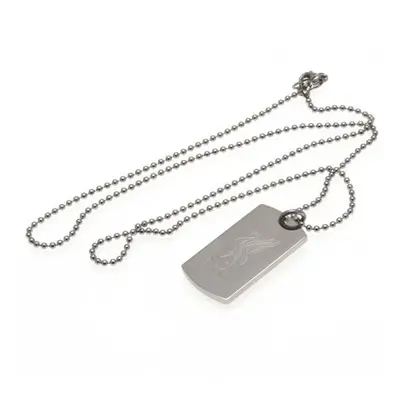 FC Liverpool řetízek na krk se psí známkou Engraved Dog Tag & Chain LB