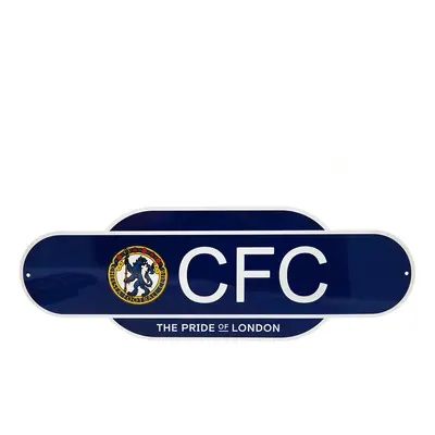 FC Chelsea cedule na zeď Colour Retro Sign