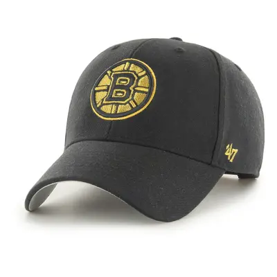 Boston Bruins čepice baseballová kšiltovka Metallic Snap 47 MVP Black