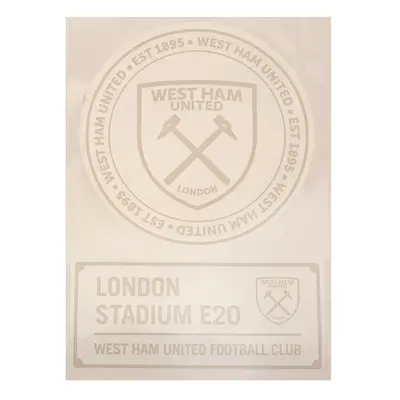 West Ham United samolepky 2pk A4 Car Decal