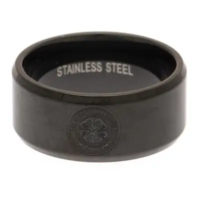 FC Celtic prsten Black IP Plated Ring Large