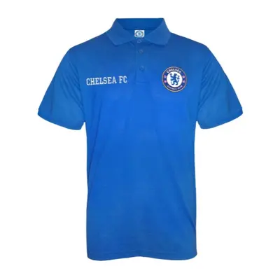 FC Chelsea pánské polo tričko SLab Crest navy blue