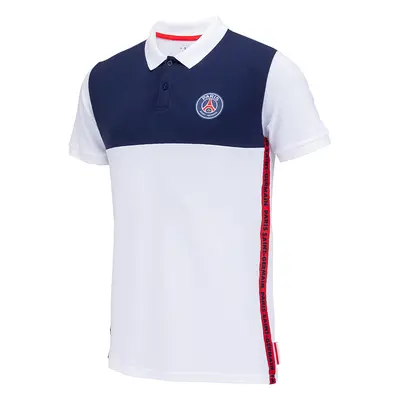 Paris Saint Germain pánské polo tričko stripes white