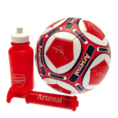 FC Arsenal fotbalový set water bottle - hand pump - size 5 ball - RD