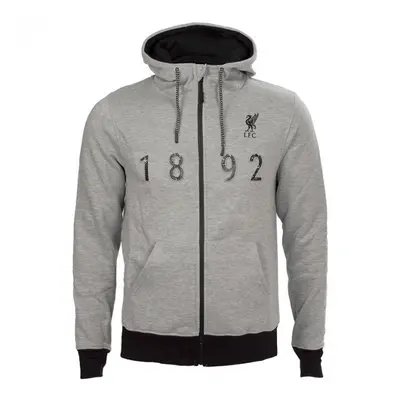 FC Liverpool pánská mikina s kapucí No9 1892 grey