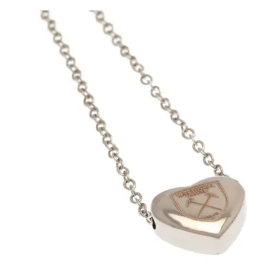 West Ham United přívěšek na krk Stainless Steel Heart Necklace