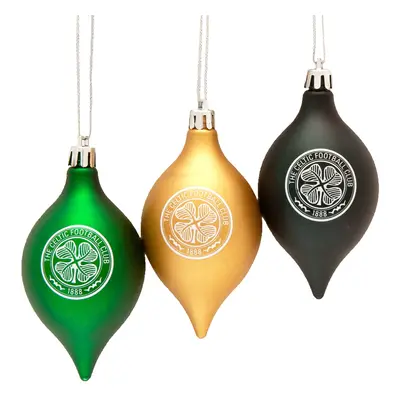 FC Celtic vánoční ozdoby 3pk vintage baubles