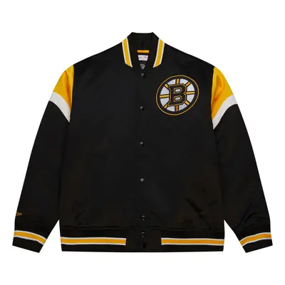 Boston Bruins pánská bunda NHL Heavyweight Satin Jacket