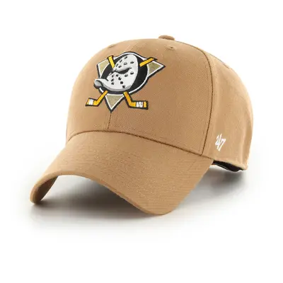 Anaheim Ducks čepice baseballová kšiltovka 47 MVP SNAPBACK NHL camel beige