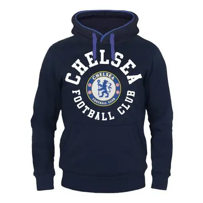 FC Chelsea pánská mikina s kapucí SLab Graphic navy