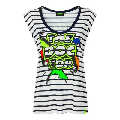 Valentino Rossi dámské tričko VR46 - Classic (Striped) 2020 - XL