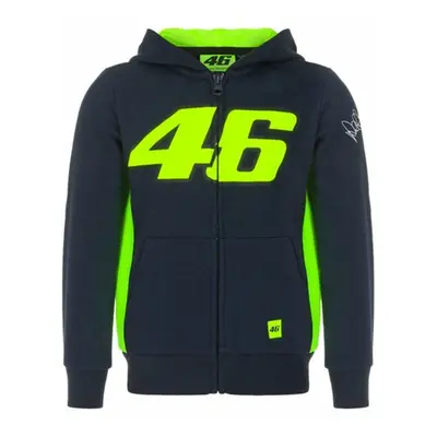 Valentino Rossi dětská mikina s kapucí VR46 - Classic black 2022 - 1/3