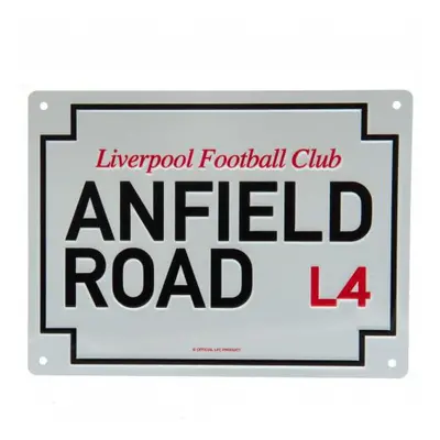 FC Liverpool cedule na zeď Anfield Road Sign