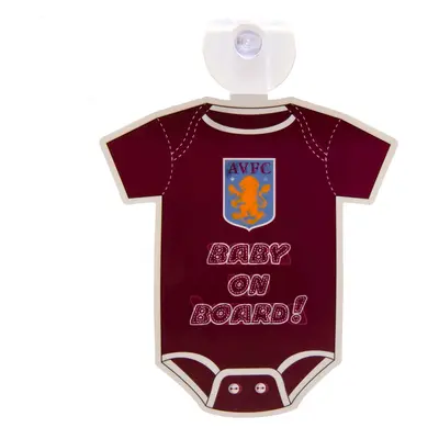 Aston Villa dětské body baby on board sign