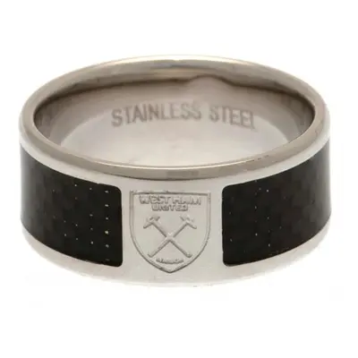 West Ham United prsten Carbon Fibre Ring Medium