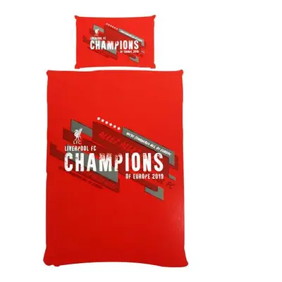 FC Liverpool povlečení na jednu postel Champions of Europe Single Duvet Set