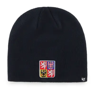 Hokejové reprezentace zimní čepice Czech Republic 47 Beanie Navy