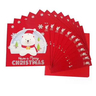 FC Liverpool vánoční přání 12 Pack Christmas Cards