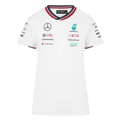 Mercedes AMG Petronas dámské tričko Driver white F1 Team 2024