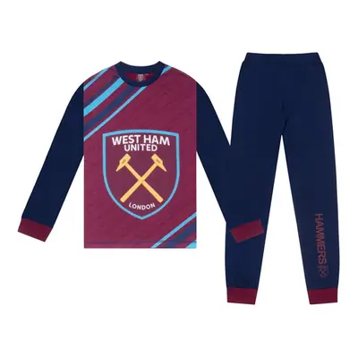 West Ham United dětské pyžamo Long navy