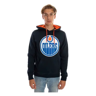 Edmonton Oilers pánská mikina s kapucí Core 47 BALLPARK Pullover Hood Fall Navy