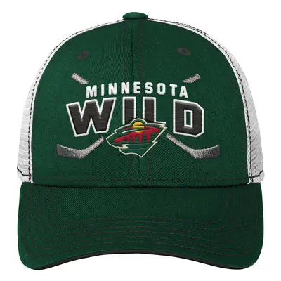 Minnesota Wild dětská čepice baseballová kšiltovka Core Lockup Trucker Snapback