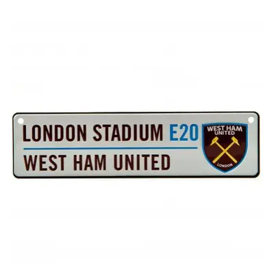 West Ham United cedule na okno Window Sign