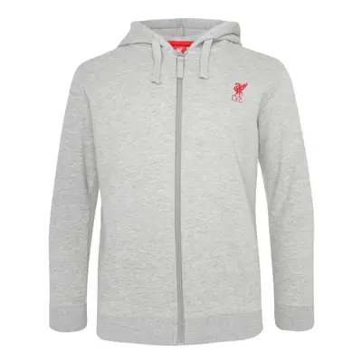 FC Liverpool dětská mikina s kapucí Zip grey