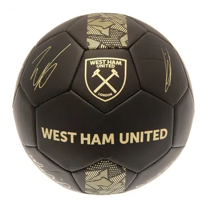 West Ham United fotbalový míč Signature Gold PH size 5