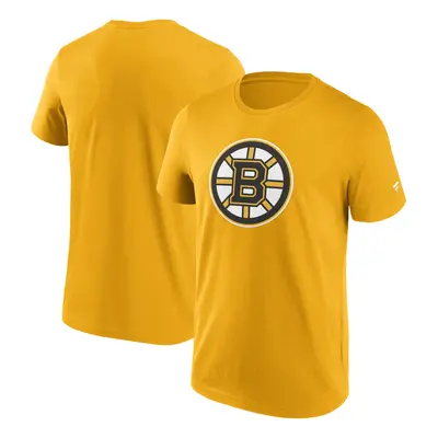 Boston Bruins pánské tričko Primary Logo Graphic T-Shirt Yellow Gold