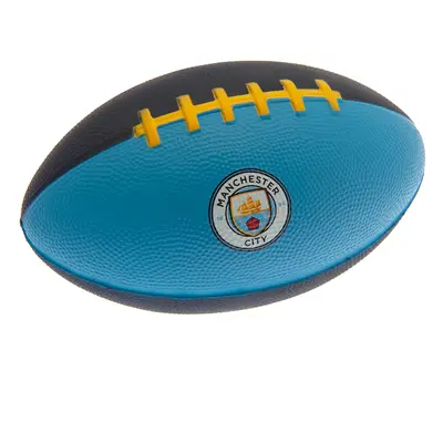 Manchester City mini míč na americký fotbal navy blue and sky blue