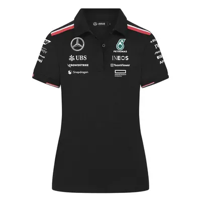 Mercedes AMG Petronas dámské polo tričko Driver black F1 Team 2024