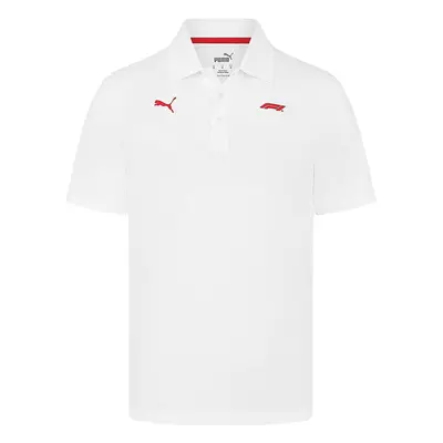 Formule 1 pánské polo tričko Small Logo white 2024