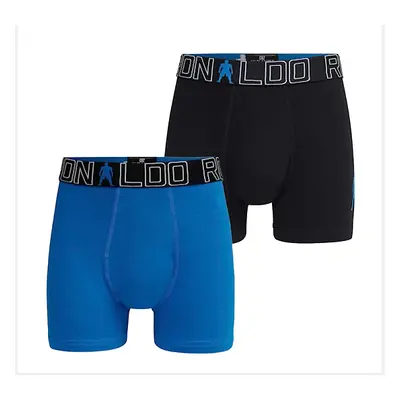 Cristiano Ronaldo dětské boxerky CR7 black-blue 2pack