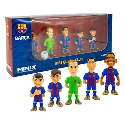 FC Barcelona sada 5 figurek MINIX