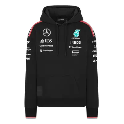 Mercedes AMG Petronas dámská mikina s kapucí Driver Oversize black F1 Team 2024