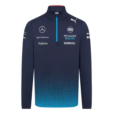 Williams Martini Racing pánská mikina Driver 1/4 Zip navy F1 Team 2024