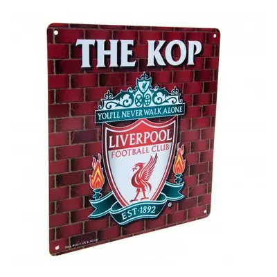 FC Liverpool cedule na zeď The Kop Sign