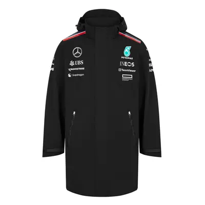 Mercedes AMG Petronas pánská bunda s kapucí black F1 Team 2024