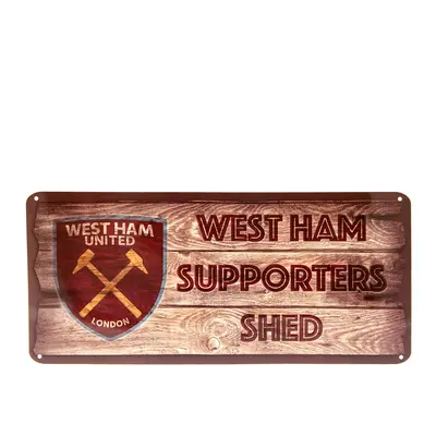 West Ham United cedule na zeď Shed Sign