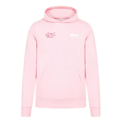 Formule 1 pánská mikina s kapucí RDW Hoody Primrose Pink F1 2024