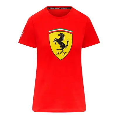 Ferrari dámské tričko Shield red F1 Team 2023